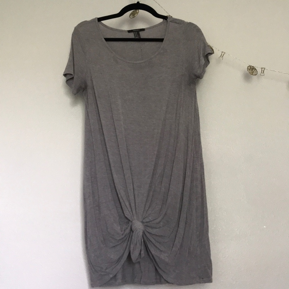 Grey t shirt dress